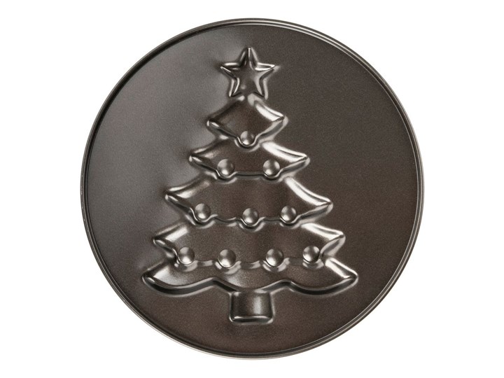 Czerwona stalowa tortownica Zenker Sparkling Christmas, ø 26 cm Tortownice Kolor Czerwony