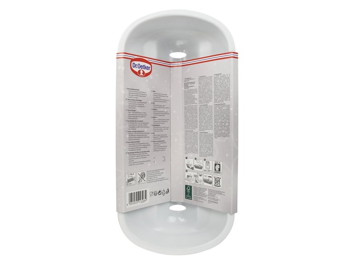 Stalowa forma na chałkę Dr. Oetker, 31 x 15,5 cm Kategoria Formy i foremki Kolor Szary