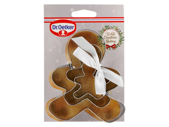 Zestaw 3 świątecznych foremek do wykrawania Dr. Oetker Kategoria Dekoracja wypieków Kolor Szary