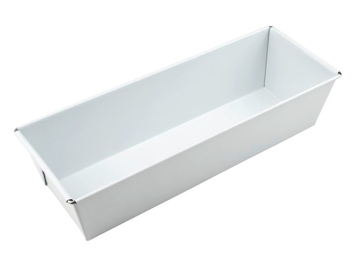 Stalowa keksówka Dr. Oetker, 35,5 x 12 cm Kategoria Formy i foremki Keksówki Kolor Biały