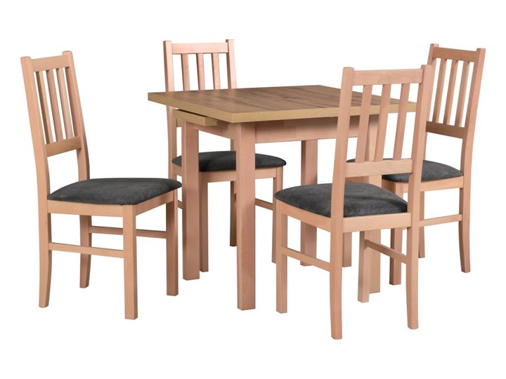 Stół MAX 7 + krzesła BOS 4 (4szt.) - zestaw DX26A Kategoria Stoły z krzesłami