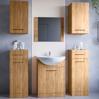 Łazienka NICO MAX dąb artisan laminat