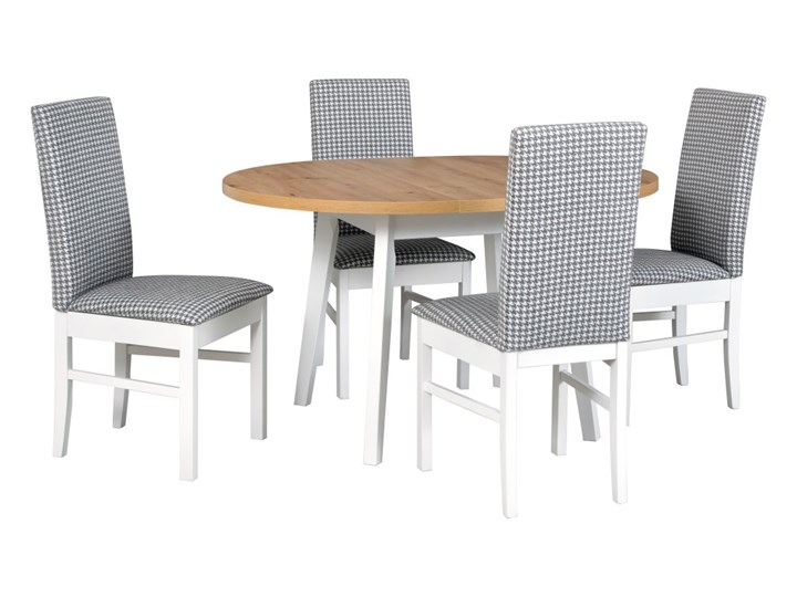 Stół OSLO 3L + krzesła ROMA 1 (4szt.) - zestaw DX17A Kategoria Stoły z krzesłami