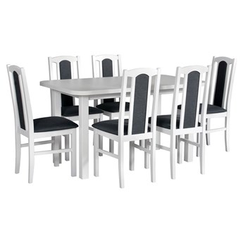 Stół WENUS 2 + krzesła BOS 7 (6szt.) - zestaw DX3