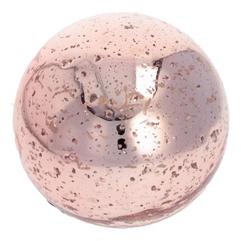 Dekoracja- kula Glass Ball rose śr. 15cm, 15×15×15cm