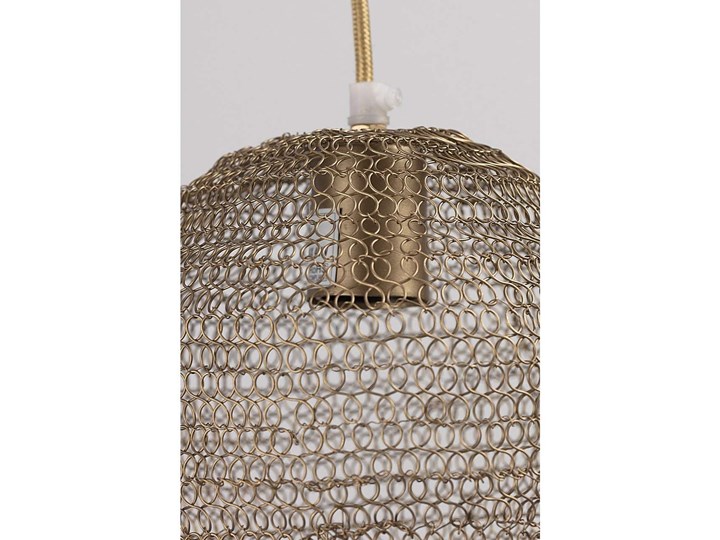 Lampa wisząca Nola 20 cm, 20 cm Lampa druciana Styl Nowoczesny Lampa z kloszem Metal Tkanina Kategoria Lampy wiszące