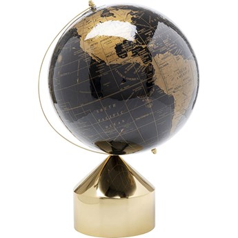 Dekoracja globus Ø30x47 cm czarno-złota