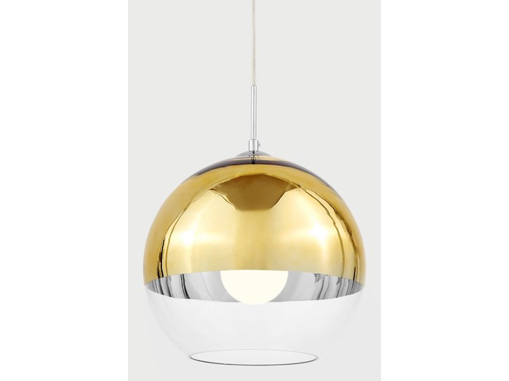 NOWOCZESNA LAMPA WISZĄCA ZŁOTA VERONI D20 Pomieszczenie Sypialnia Lampa z kloszem Szkło Metal Ilość źródeł światła 1 źródło