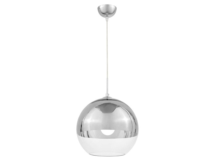NOWOCZESNA LAMPA WISZĄCA CHROMOWANA VERONI D30 Metal Lampa kula Szkło Lampa z kloszem Ilość źródeł światła 1 źródło