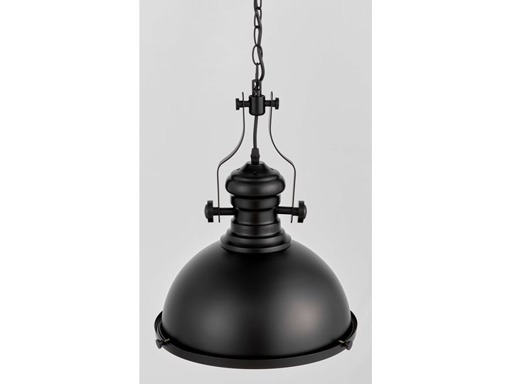 LAMPA WISZĄCA INDUSTRIALNA CZARNA DUŻA ELIGIO W3 Szkło Metal Styl Industrialny Lampa przemysłowa Ilość źródeł światła 1 źródło