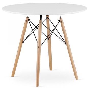 Biały nowoczesny stół do kuchni i salonu - Emodi 5X