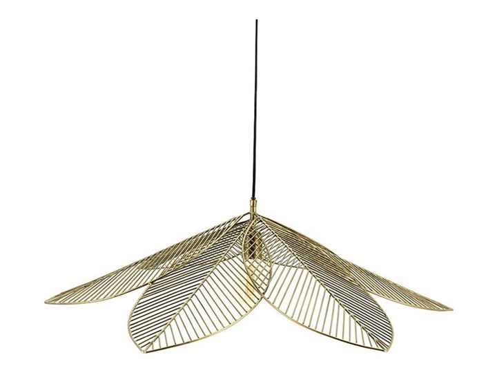 Lampa wisząca metalowa w kształcie kwiatu złota 85x85 cm