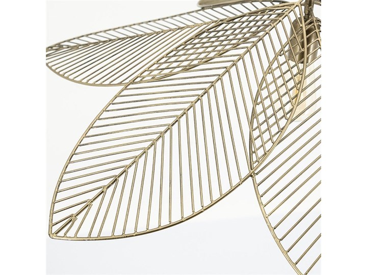 Lampa wisząca metalowa w kształcie kwiatu złota 85x85 cm Kolor Złoty Kategoria Lampy wiszące