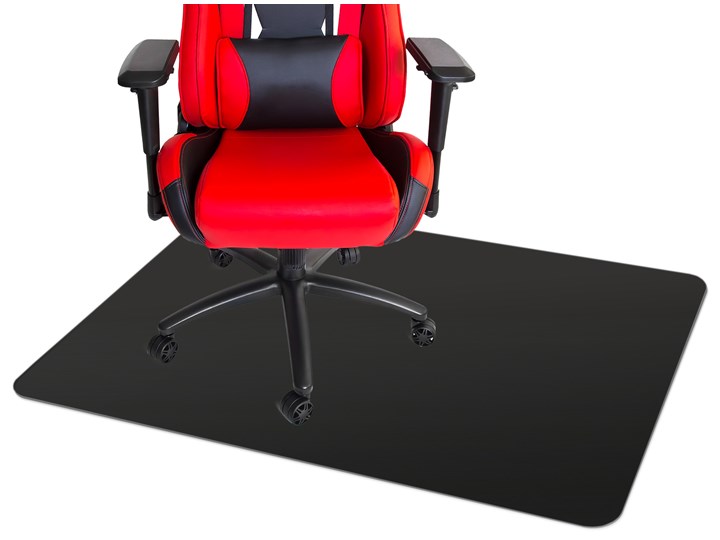Mata ochronna pod fotel 140x100 cm czarna 0,5 mm Kolor Czarny Kategoria Maty podłogowe