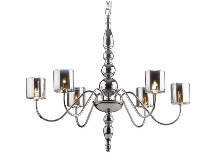 Nowoczesny żyrandol Metalowa Lampa Wisząca Do Salonu Duca Sp6 Ideal