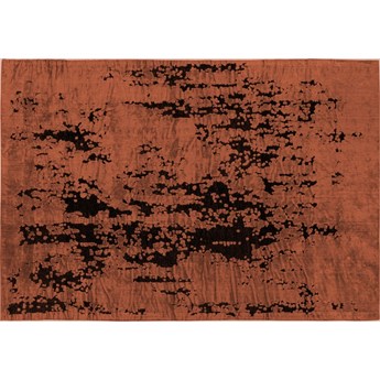 Dywan prostokątny czerwony wiskoza i bawełna 240x170 cm
