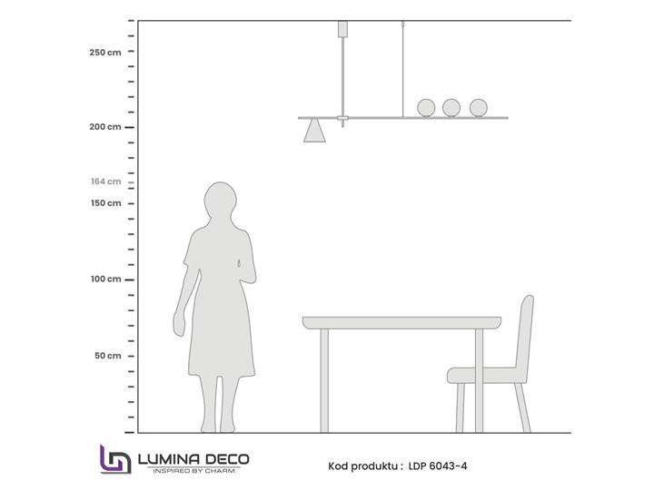 NOWOCZESNA LAMPA WISZĄCA SUFITOWA RENZO W4 Lampa przemysłowa Lampa z abażurem Metal Lampa z kloszem Szkło Mosiądz Styl Nowoczesny