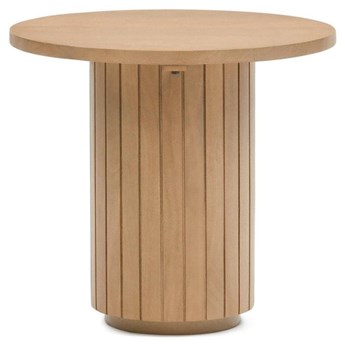 Stolik pomocniczy Licia okrągły z litego drewna mango Ø60 cm
