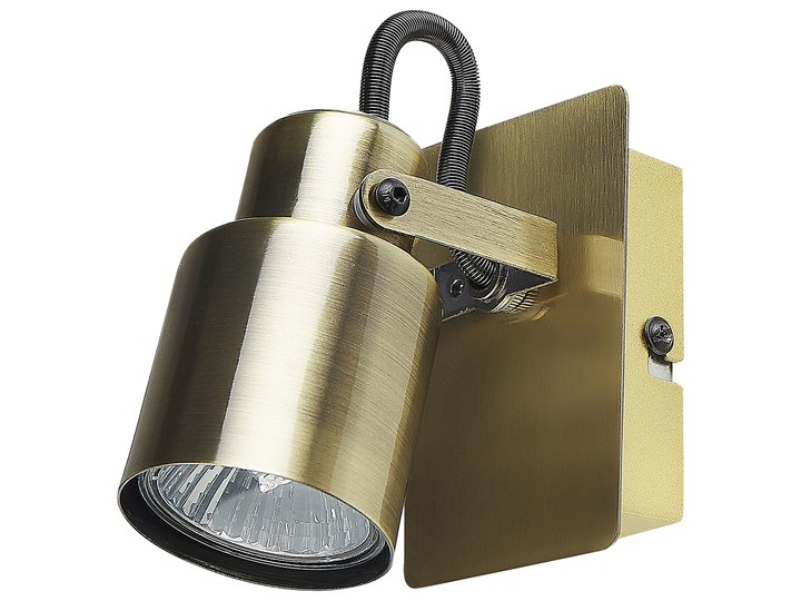 Beliani Zestaw 2 lamp ściennych mosiężne metalowy regulowane 1-punktowy styl industrialny Styl Nowoczesny Kategoria Lampy ścienne