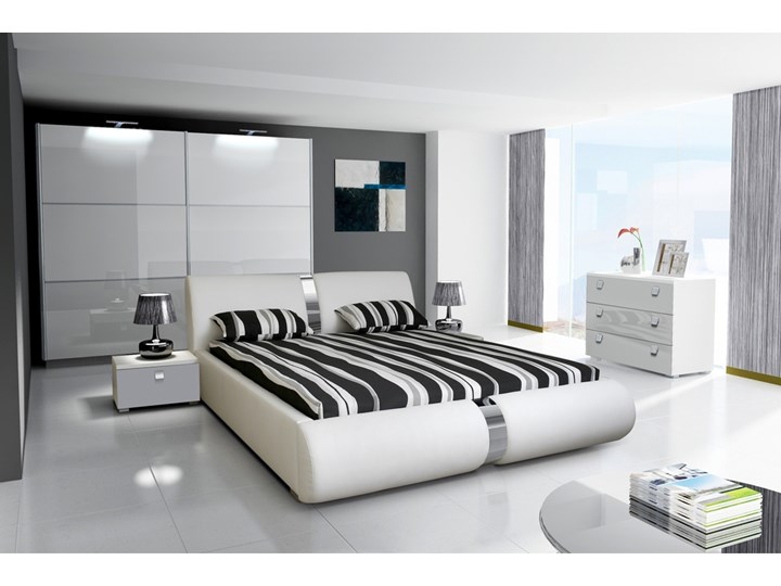 SELSEY Szafka nocna Valentia Biały Płyta laminowana Płyta MDF Wysokość 30 cm Szerokość 50 cm Nocne Głębokość 40 cm Płyta meblowa Pomieszczenie Sypialnia