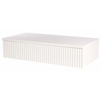 SELSEY Toaletka Lonidos 80x35 cm wisząca biała lamele