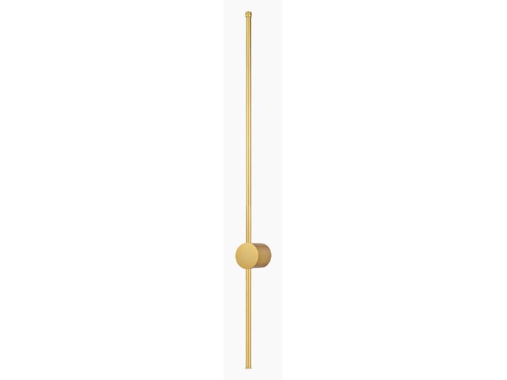 Harper W2 Gold • minimalistyczna lampa ścienna sufitowa LED wys. 100cm złota Kolor Złoty Kinkiet LED Metal Styl Nowoczesny