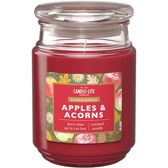 Candle-lite Everyday duża świeca zapachowa w szklanym słoju 18 oz 510 g - Apples & Acorns