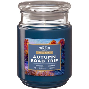 Candle-lite Everyday duża świeca zapachowa w szklanym słoju 18 oz 510 g - Autumn Road Trip