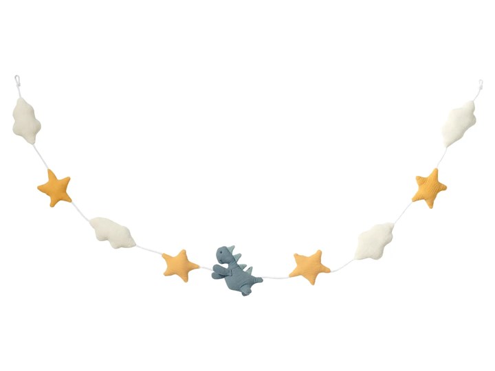 Girlanda muślinowa dinozaur - pozioma