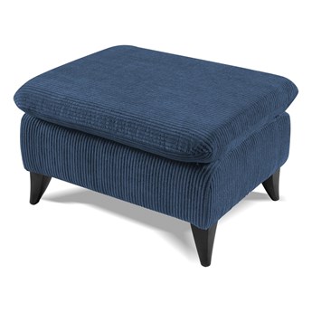 SELSEY Pufa Lommedalen 50x70 cm granatowa sztruks