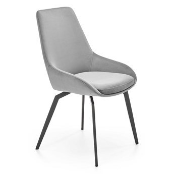 Eleganckie krzesło do jadalni z tkaniny welurowej K479