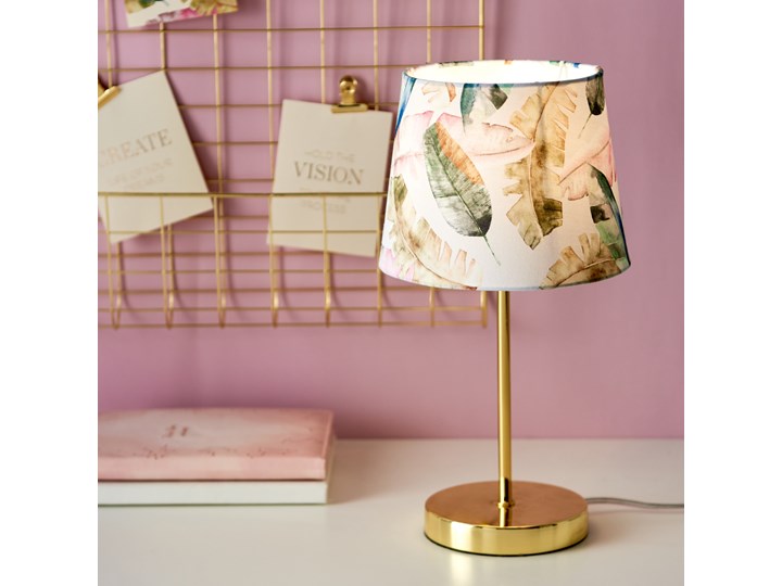 Sinsay - Lampka - Złoty Lampa z abażurem Pomieszczenie Salon