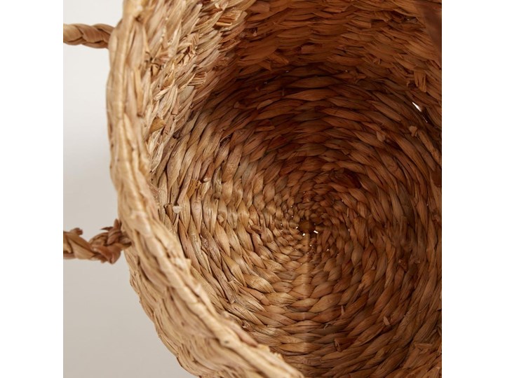 Kosz na bieliznę z włókien naturalnych Ø37x55 cm Kategoria Kolor Beżowy