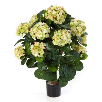 Sztuczna Hortensja Kremowa - Produkt Premium - 62 cm