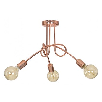 Miedziana Lampa Industrialna Edison 5 Loft