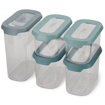 Pojemniki Cupboard Store M transparentne (5-set)