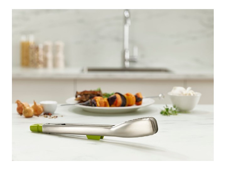 Szczypce stalowe Elevate Slimline 31 cm srebrne