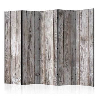 Parawan 5-częściowy - Skandynawskie drewno II [Room Dividers]