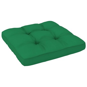 vidaXL Poduszka na sofę z palet, zielona, 58x58x10 cm