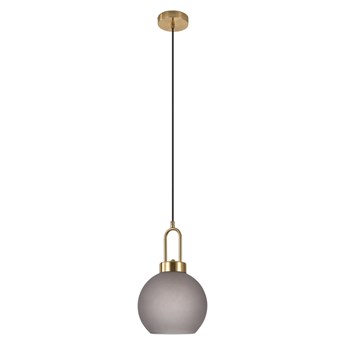 SELSEY Lampa wisząca Bludin kulisty dymiony klosz