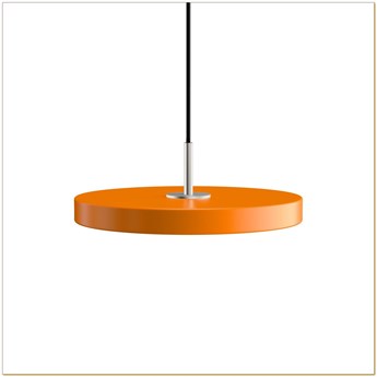 UMAGE (Vita) - Lampa ASTERIA MINI - średnica 31 cm, pomarańczowa, stalowy dekor