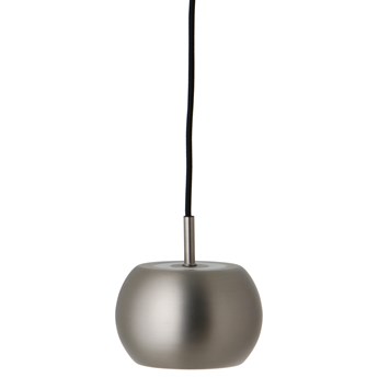 Lampa wisząca metalowa szara Ø15x10 cm