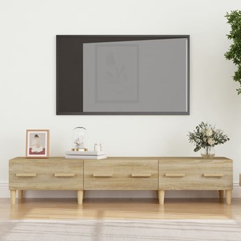 vidaXL Szafka pod TV, dąb sonoma, 150x34,5x30 cm