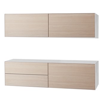 Niska komoda w dekorze dębu zestaw 2 szt. 180x46 cm Edge by Hammel – Hammel Furniture