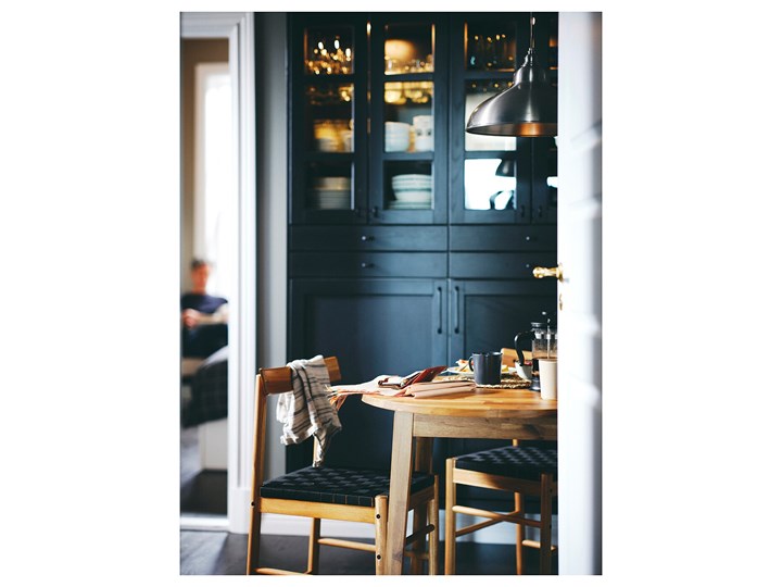 IKEA NACKANÄS Stół, akacja, 80 cm Drewno Wysokość 75 cm Kolor Brązowy