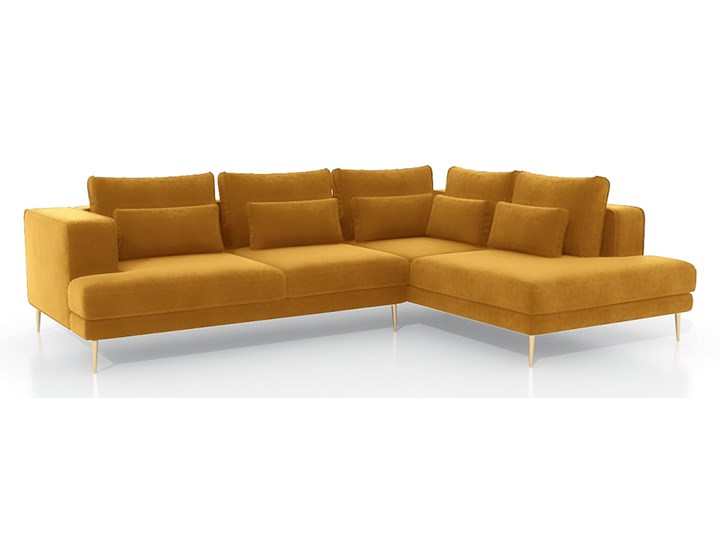 Narożnik prawy Noemi L z funkcją spania oraz pojemnikiem 277x70x200 Prawostronne Wysokość 70 cm Szerokość 277 cm Głębokość 200 cm Rozkładanie Rozkładany