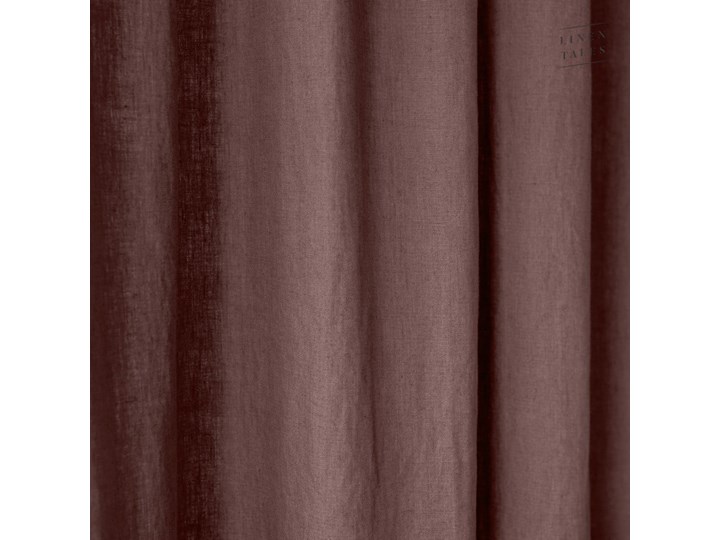 Różowa firanka 230x230 cm - Linen Tales Len Pomieszczenie Sypialnia