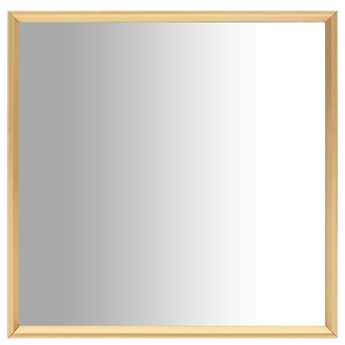 vidaXL Lustro, złote, 70x70 cm