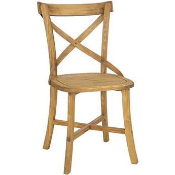 LARS krzesło drewniane w kolorze brąz miodowy