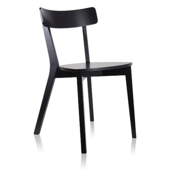Krzesło drewniane buk SOHO II czarne, białe